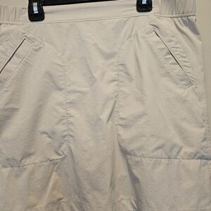 Woolrich Cream Mini Skirt Lightweight Elegance